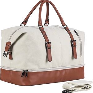 COPY - COPY - Travel Bag with Shoe Pouch,Weekender Overnight Bag